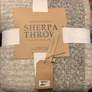 Sherpa Throw Blanket
